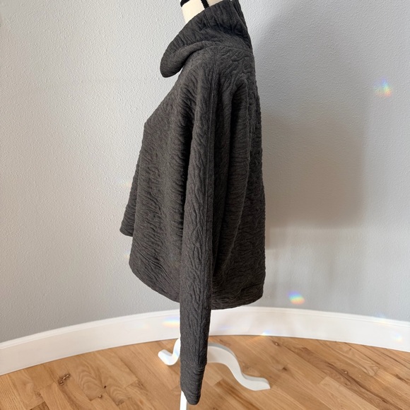 Zella Charcoal Cowl Neck Sweater - Picture 5 of 12